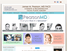 Tablet Screenshot of pearsonmd.com